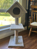 The Timberline Tower – Solid Wood Cat Tree