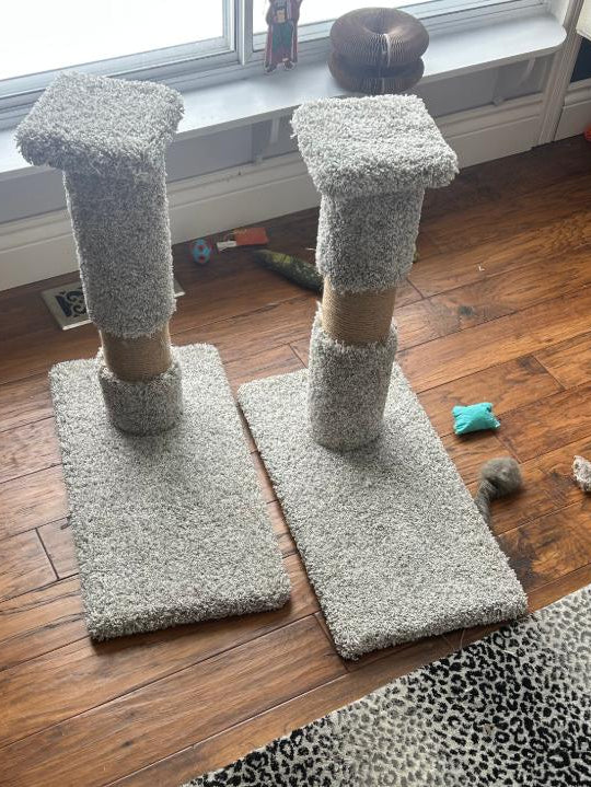 gray Custom scratch post