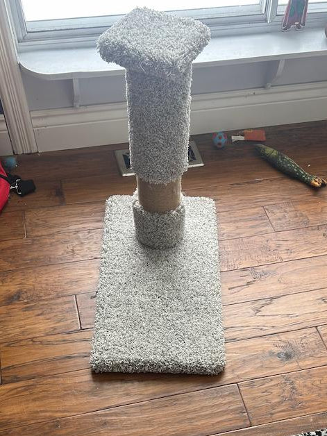 gray Custom scratch post