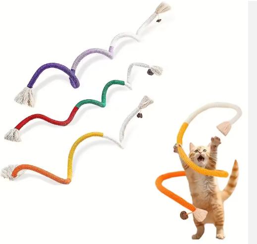 Cat Play Essentials Bundle (2 Catnip Teaser Sticks + Laser Collar)